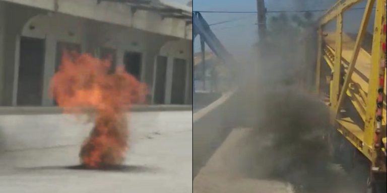 بالفيديو.. محاولة إحراق سوق الخضار الجديد في طرابلس