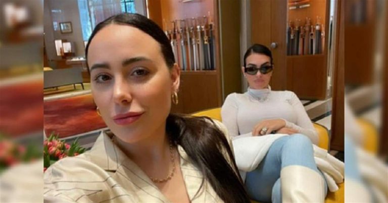 بالصور..جورجينا رودريغيز تحتفل بعيد ميلاد شقيقتها إيفانا