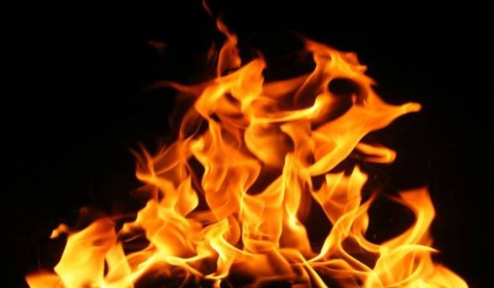 إخماد حريق في صربا