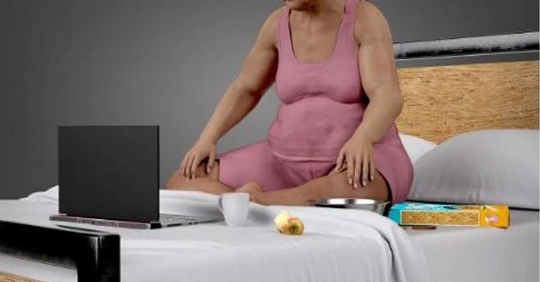 بالصور.. هكذا ستبدو أشكالنا بعد 70 عاماً بسبب العمل من المنزل!