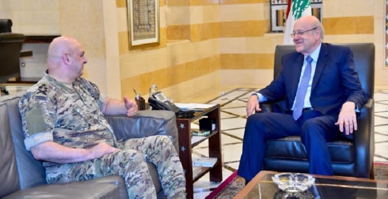 نجيب ميقاتي قائد الجيش عون