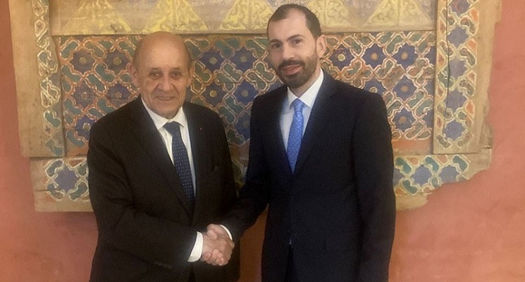 الخير إلتقى لودريان: التعاون يساعد على إنقاذ لبنان من الفراغ