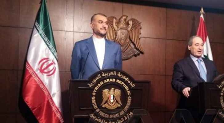 إتصال بين المقداد ونظيره الإيراني: تأكيد على عمق العلاقات