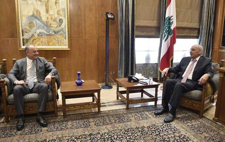 بري يلتقي بو صعب