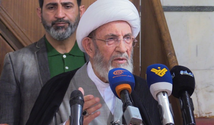 الشيخ يزبك: الضرورة الوطنية تقضي الحفظ على ثلاثية المقاومة