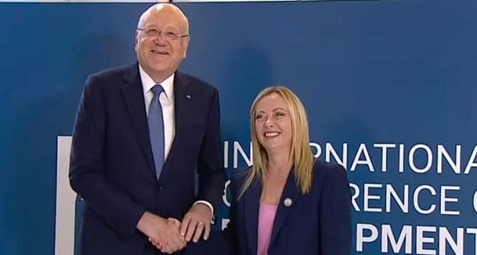 ميقاتي من روما: قرار الاتحاد الأوروبي انتهاك لسيادة لبنان