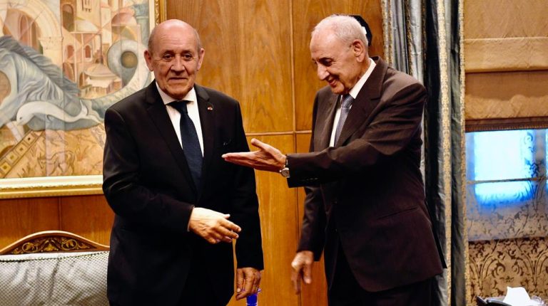 بري وصف لقاء لودريان بالجيد: كوة في جدار الملف الرئاسي فُتحت