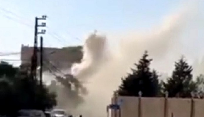 بالصور.. احتراق مطعم في البترون