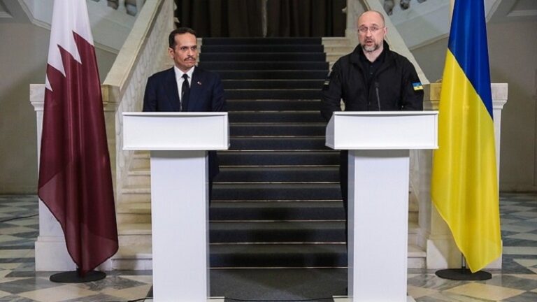 مساعدات بـ 100 مليون دولار من قطر لأوكرانيا