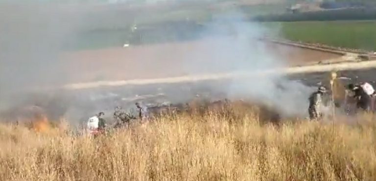 بالفيديو- إنفجار عشرات الألغام وإندلاع حريق.. ماذا يحدث جنوباً؟