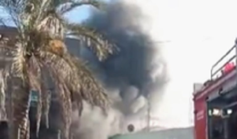 بالفيديو.. حريق كبير في الشويفات