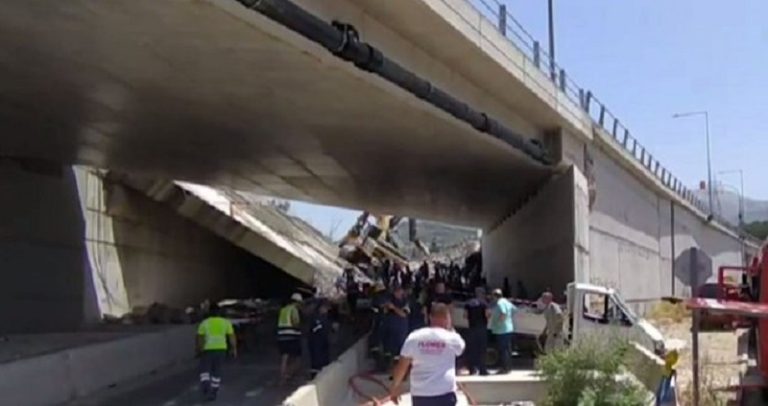 بالفيديو: إنهيار جسر قيد الإنشاء وقتلى تحت الأنقاض