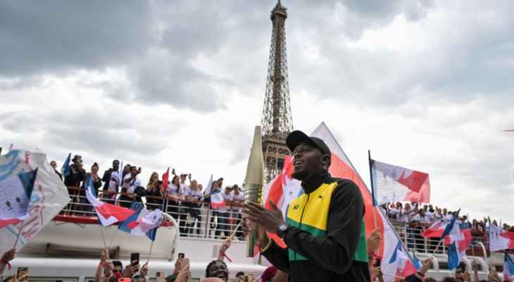 الكشف عن شعلة اولمبياد 2024 بحضور رياضيين عالميين (فيديو)