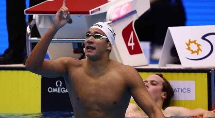 مونديال السباحة: التونسي الحفناوي يظفر بلقب 1500 م حرة