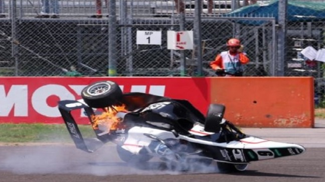 الـ”هالو” ينقذ حياة السائقة كلوي غرانت