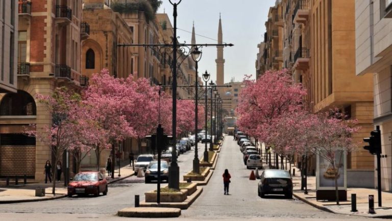 تدابير سير بسبب إضاءة شوارع وسط بيروت