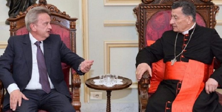 البطريرك الراعي رياض سلامة