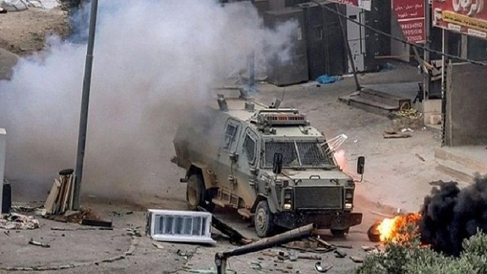 بالفيديو.. مقتل جندي “إسرائيلي” بتفجير آلية عسكرية في جنين