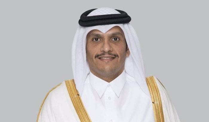 رئيس الوزراء القطري يلتقي لودريان