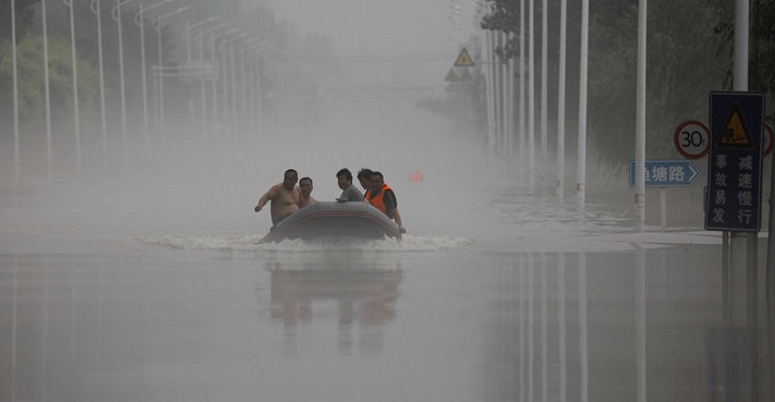 بعد الإعصار دوكسوري.. المياه تغمر شمال شرق الصين