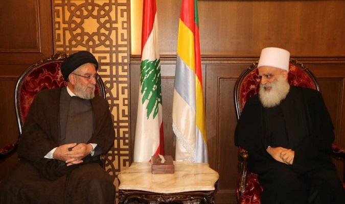 شيخ العقل التقى وفداً قيادياً من حزب الله