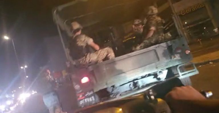 بالفيديو.. انتشار كثيف للجيش في عين الرمانة