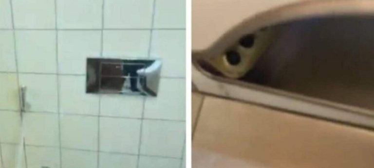 فيديو صادم.. هاتف بوضعية التصوير في حمام أحد المصارف