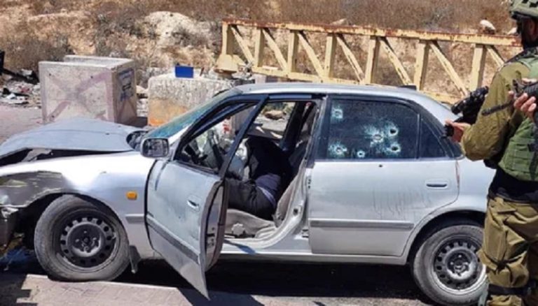 بالفيديو: استشهاد فلسطيني بزعم تنفيذه عملية دهس