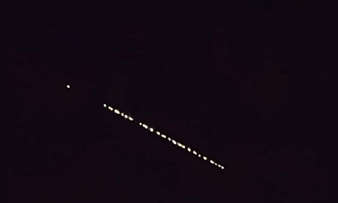 بالفيديو.. أقمار تابعة لـ”ستارلينك” في سماء لبنان