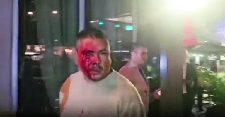 بالفيديو: تعرّض للضرب والطرد بسبب “سيلفي” مع ميسي وزوجته!