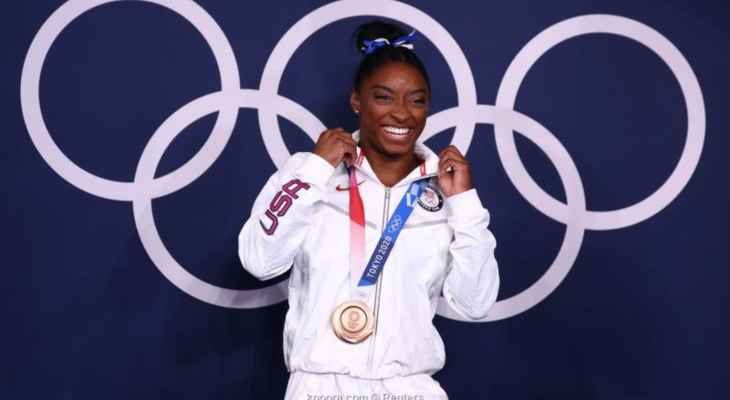 سيمون بايلز تحرز لقب الولايات المتحدة في الجمباز