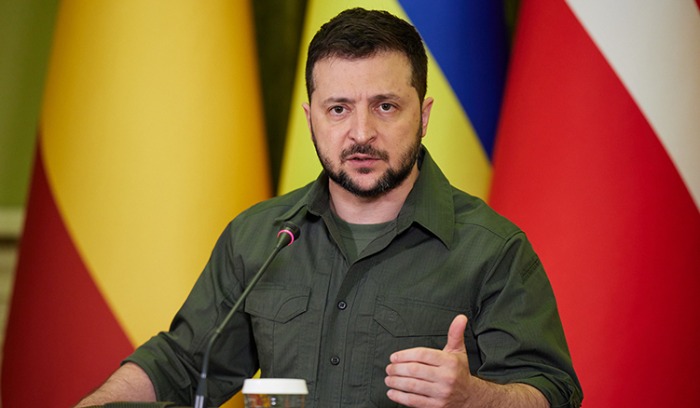 ماذا قال زيلينسكي في ذكرى إستقلال أوكرانيا؟