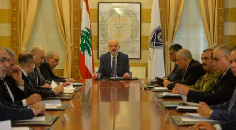 اجتماع لمجلس الأمن الداخلي المركزي ظهر الاثنين