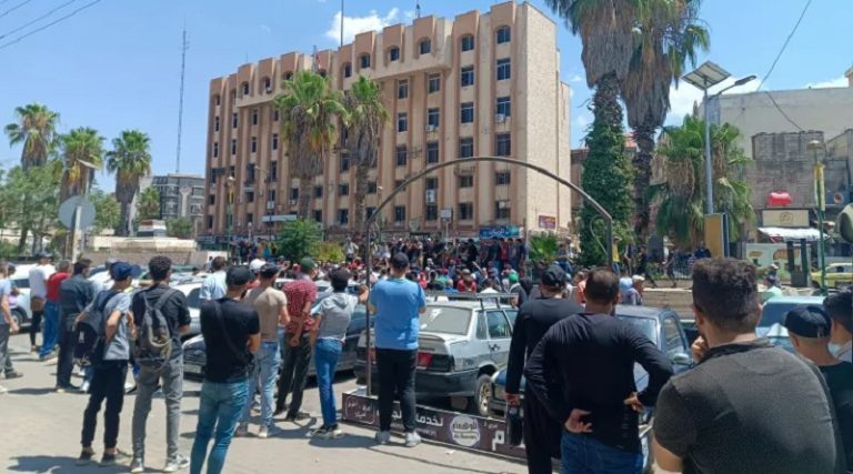 بالفيديو.. احتجاجات في السويداء – سوريا