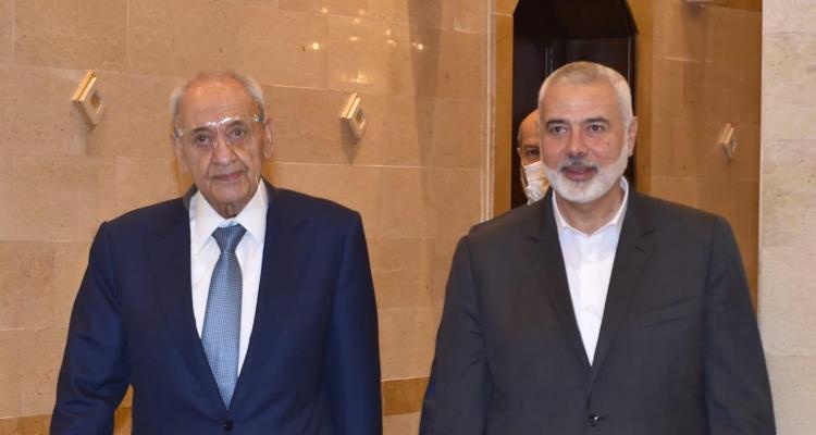 إسماعيل هنية نبيه بري