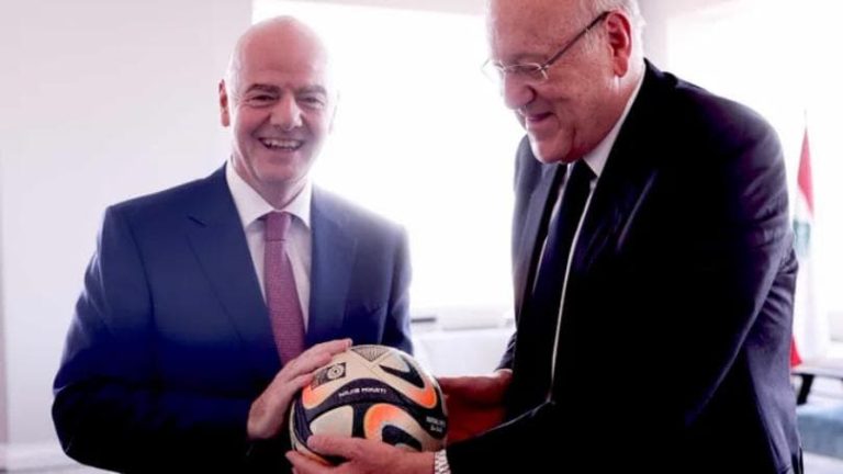 ميقاتي وإنفانتينو… والكرة!