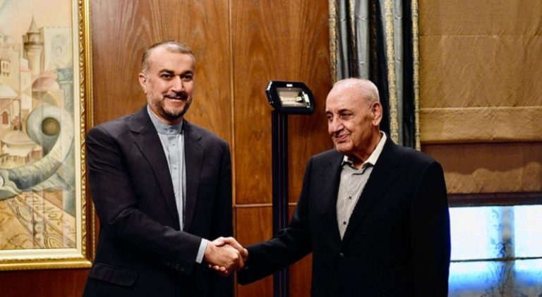 نبيه بري عبد اللهيان ايران