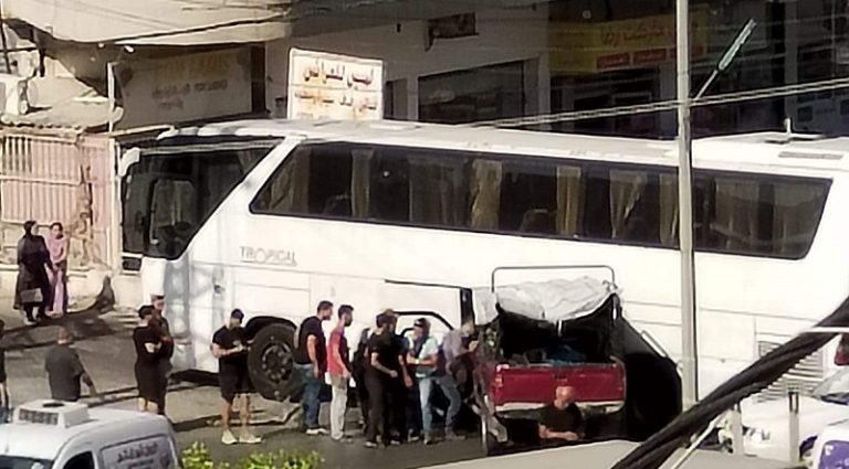 بالفيديو: حادثا سير مروعَين في النبطية