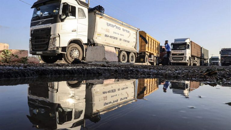 إعادة فتح معبر لاستئناف الصادرات الفلسطينية من غزة