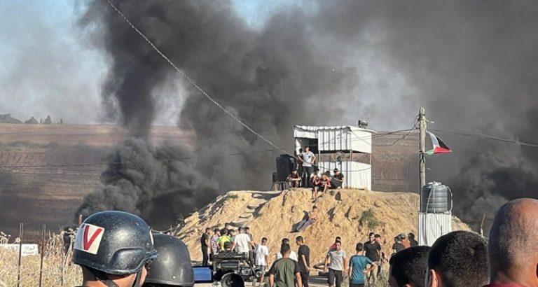 طائرات الاحتلال تستهدف للمرة الثالثة موقعاً للمقاومة