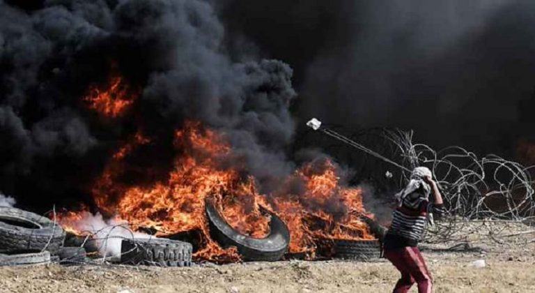 ارتفاع عدد الإصابات بين الفلسطينيين في غزة (فيديو)