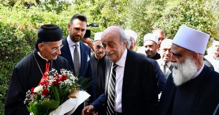 جنبلاط بعد استقباله الراعي: مصالحة الجبل تكرّست رغم أصوات النشاز