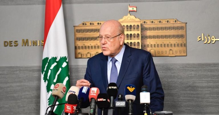 ميقاتي: مطالبتي بوقف الحرب في غزة لا تعني تبني شعار وحدة الساحات