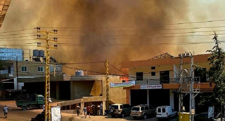 بالفيديو: حريق كبير يقترب من المنازل في عكار