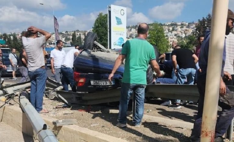 بالصور والفيديو.. 3 قتلى بحادث على أوتوستراد الغازية