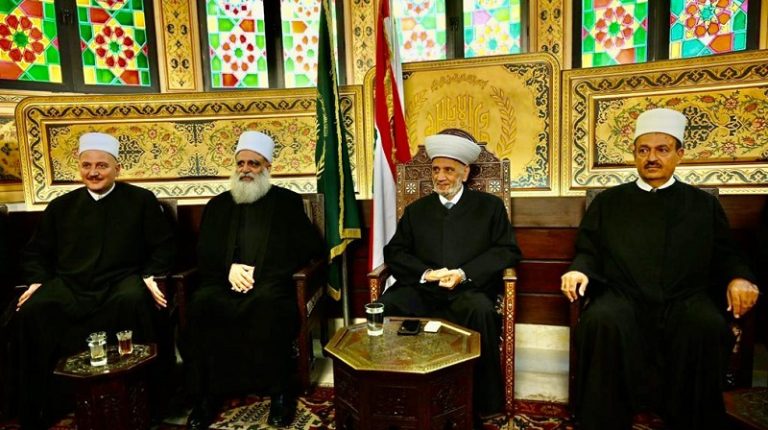 دريان يستقبل دياب وأبي المنى