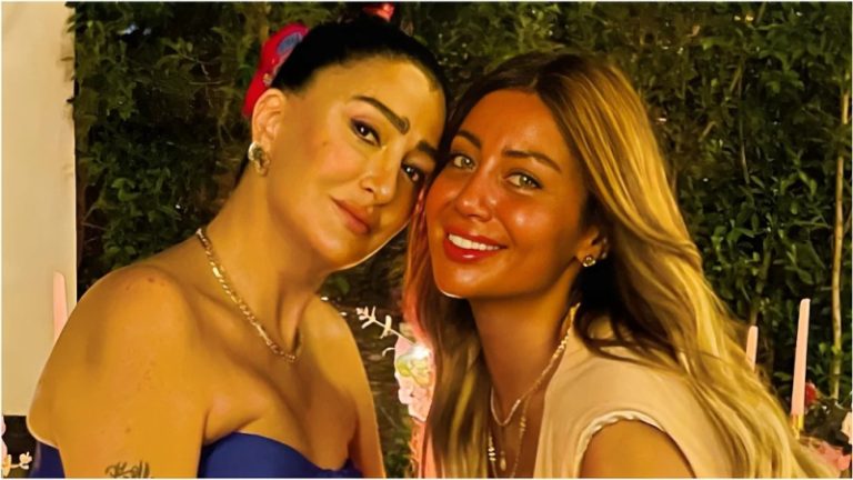 بالفيديو.. غادة عبد الرازق تحتفل بعيد ميلاد روتانا