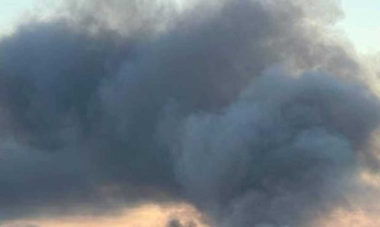 بالصور.. حريق كبير في المكلس