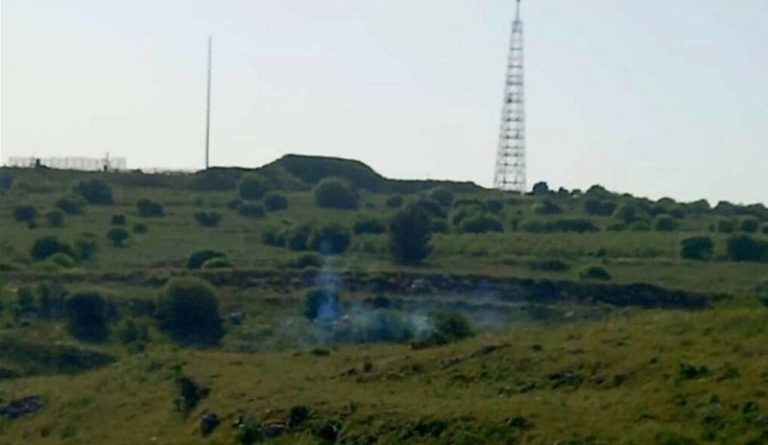 تمشيط بالإسلحة الرشاشة بإتجاه عيترون (فيديو)