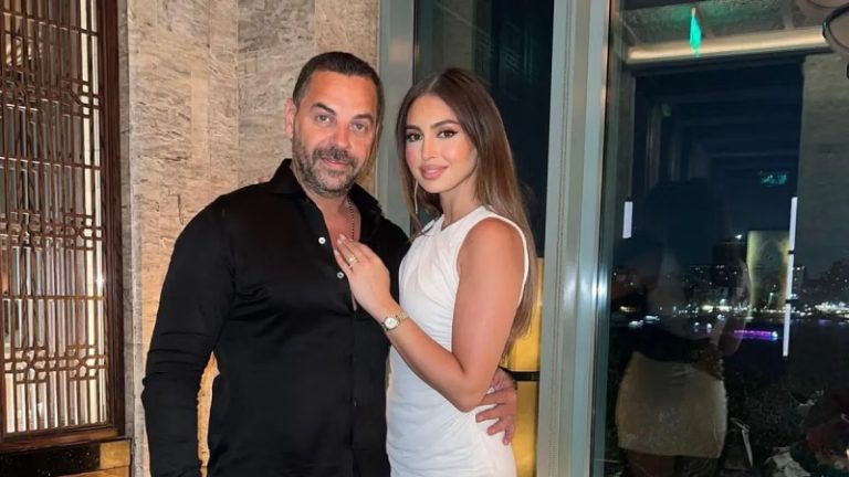 بالفيديو.. لقطات رومانسية بين طارق العريان ونيكول سعفان